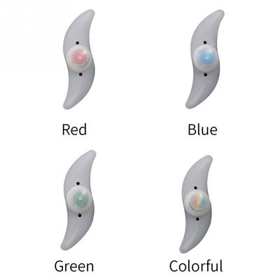 1 x Button Battery Powered JWA Silicone Bike Light Frame for Colorful and Fun Cycling