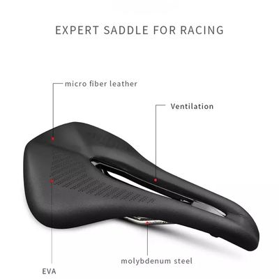 Lightweight MTB/Road Bicycles Saddle for All Seasons Front Seat Mat Black