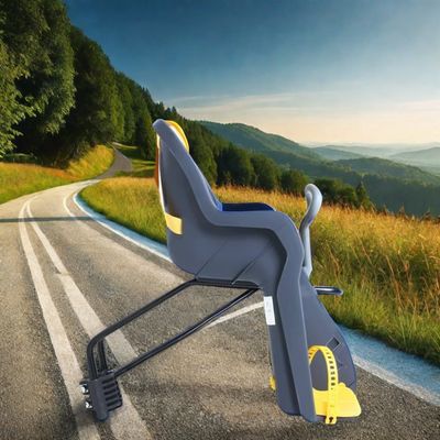 Easy Installation Kids Bicycle Seat Large Space and Massage Function for All Seasons