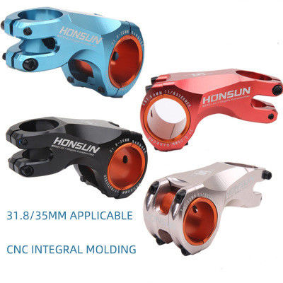 Red 2021 MTB Colorful Stem Alloy 31.8/35*70mm 17 degree for XC AM Road Bike Handlebar