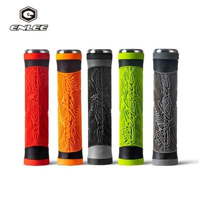 130mm * 30mm ENLEE Silica Gel Bicycle Handle Bar Grips Suitable for Off-Road Bicycles