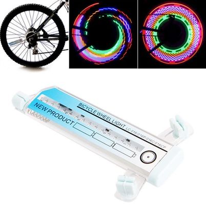 32 LED Flash Spoke Light Lamp for 24 Inches Wheel Battery Powered Outdoor Cycling Lights
