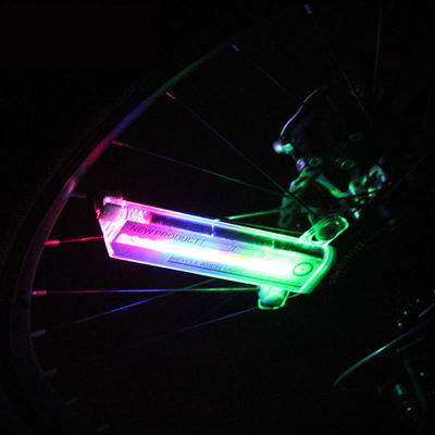 32 LED Flash Spoke Light Lamp for 24 Inches Wheel Battery Powered Outdoor Cycling Lights