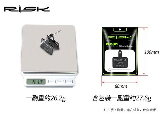 RISK MTB Bicycle Disc Brake Pads Ceramic Hydraulic Brake for Shimano B01S M315 355 395