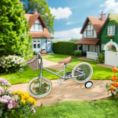 Alloy Rim INS Style 16 Inch Retro Children's Bicycle Single Speed for 4-8 Year Old Kids
