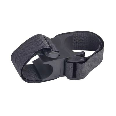 Black Bicycle LED Torch Rotation Bracket Flashlight Stand for 28-40mm Bike Light