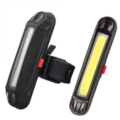 USB Rechargeable Bicycle Tail Comet LED Lamp for ABS PC Mounting Placement Seatpost