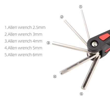 18-in-1 Bicycle Repair Tools Set Hexagon Screwdriver Wrench Hex Spoke Chain Removal Tool Essential Bike 280g