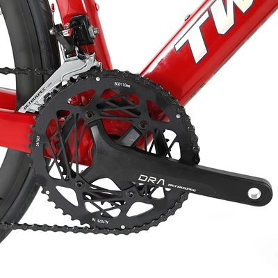 TWITTER Off-road Carbon Pedals 24 Speed Road Bike with Disc Brakes and Carbon Fibre Frame