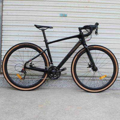 Carbon Frame Gravel Bike 700C*40C 11 Speed APEX Hydraulic Disc Brake for Road Racing