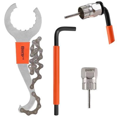 Professional Cycling Repair Tool Durable Chain Spanner Whip and Bottom Bracket Repair