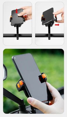 Mobile ABS Cartoon Style Car Mount Navigation Bracket Dashboard Phone Holder Accessories