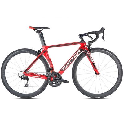 TWITTER R7000-22 Speed Road Bike with Hydraulic Disc Brake and Carbon Fiber Frame