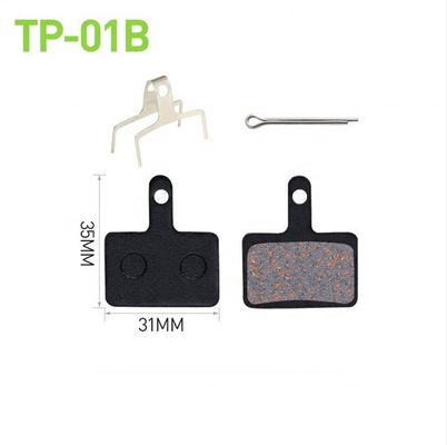 BB5 BB7 Bike Disc Brake Pads Semi-Metallic Material for Smooth and Braking 35x30.5mm