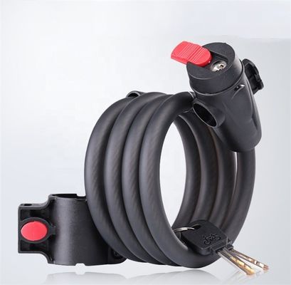 2022 Anti Theft Bike Steel Cable Lock Portable Security Padlock for Mountain MTB Bikes