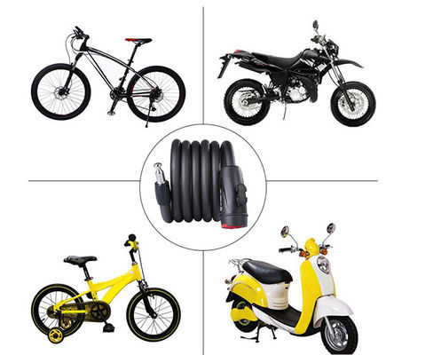 2022 Anti Theft Bike Steel Cable Lock Portable Security Padlock for Mountain MTB Bikes