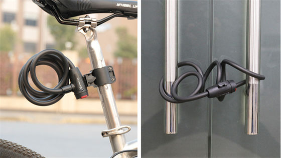2022 Anti Theft Bike Steel Cable Lock Portable Security Padlock for Mountain MTB Bikes