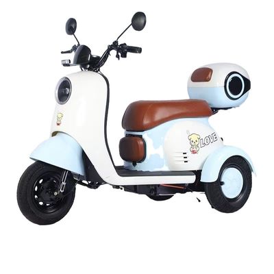 600W Motor Power 3-Wheel Scooter for Adults Rear Hub Motor Position Integrated Battery