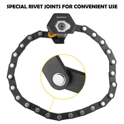 Mountain Bike Road Bicycle Foldable Lock Anti-theft 85cm with 3 Keys Zinc Alloy Alloy Steel