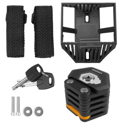 Mountain Bike Road Bicycle Foldable Lock Anti-theft 85cm with 3 Keys Zinc Alloy Alloy Steel