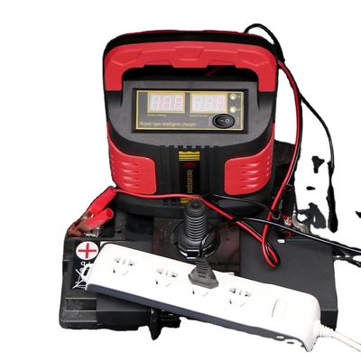 Tiroflx General 15A Intelligent Auto Battery Charger for 12V/24V Cars and Motorcycles