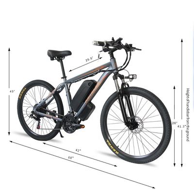 Electric Mountain Bike 26&quot; E-Bike with 48V 13Ah Lithium Battery and Powerful 500W Motor