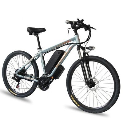 1000W 17.5AH Electric Mountain Bike 26&quot; Mountain E-bike Rear Hub Motor Aluminum Alloy