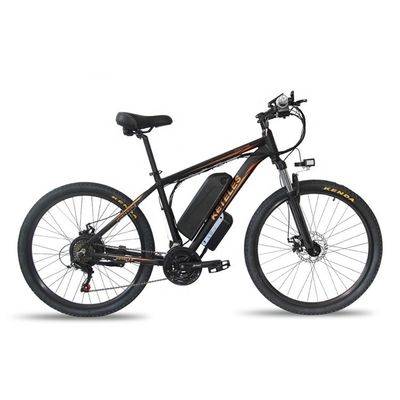1000W 17.5AH Electric Mountain Bike 26&quot; Mountain E-bike Rear Hub Motor Aluminum Alloy