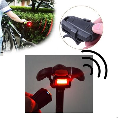 COB Bright Light Source Wireless Remote Control Bicycle Anti-Theft Alarm with 110dB Sound