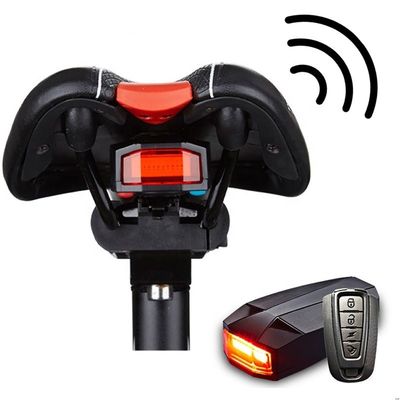 COB Bright Light Source Wireless Remote Control Bicycle Anti-Theft Alarm with 110dB Sound
