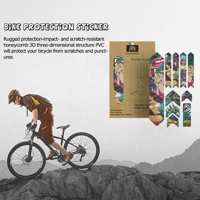 PVC Bike Stickers for Anti-slip MTB Frame Protection and Customized Road Bike Design