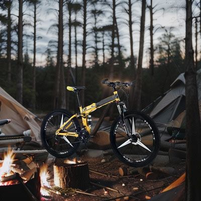 26 Inch Opp Bag 10 Pcs Men's Steel Mountain Bike with Disc Brake and Aluminum Fork