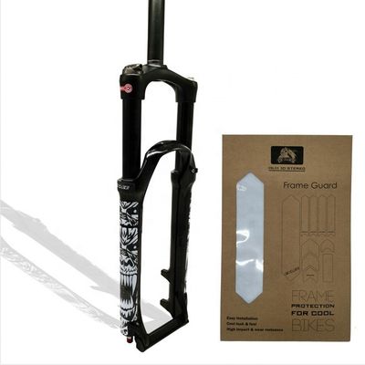 3D Waterproof Bicycle Fork Protection Sticker for Decorative Cycling Frame Guard