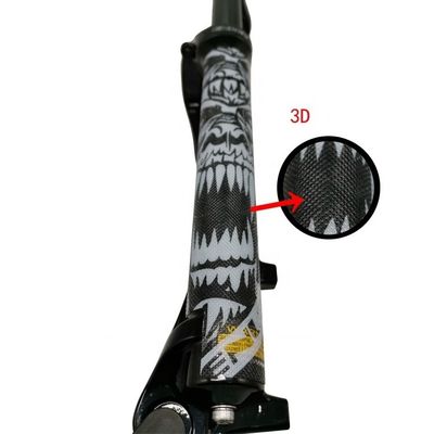 3D Waterproof Bicycle Fork Protection Sticker for Decorative Cycling Frame Guard