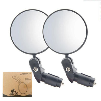 Angle Adjustable Left Right Handlebar Mirrors Model Bike Cycling Accessory with Steel