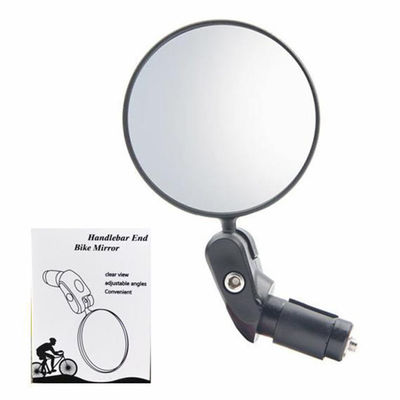 Angle Adjustable Left Right Handlebar Mirrors Model Bike Cycling Accessory with Steel