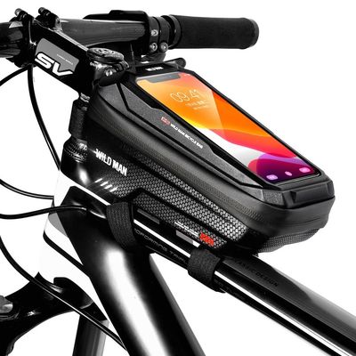 Waterproof 6.6in Phone Case Touchscreen Bag for MTB Pack 1L Capacity Bicycle Accessories