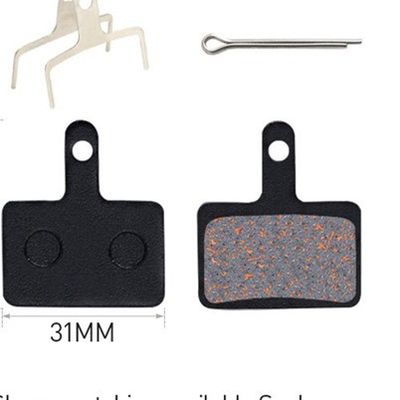 35x30.5mm Red Metal Brake Pad for Resin MTB Mountain Bike Disc Rotor Braking Pads