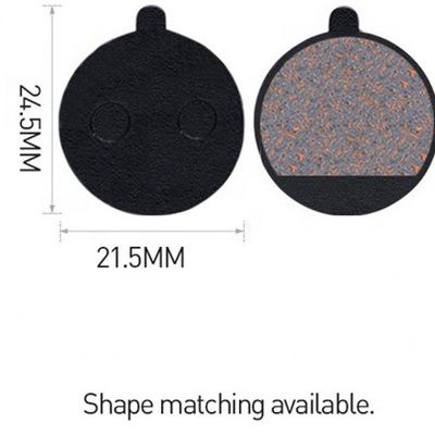 35x30.5mm Red Metal Brake Pad for Resin MTB Mountain Bike Disc Rotor Braking Pads