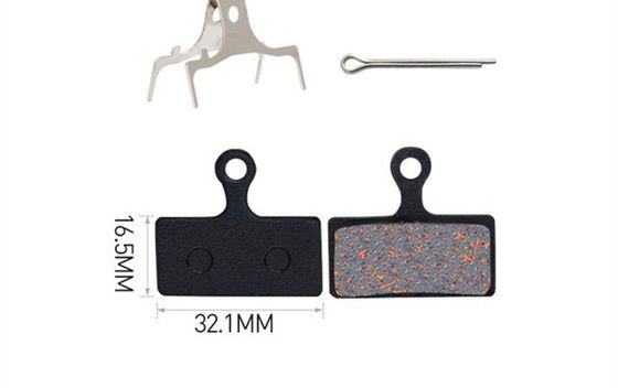 35x30.5mm Red Metal Brake Pad for Resin MTB Mountain Bike Disc Rotor Braking Pads