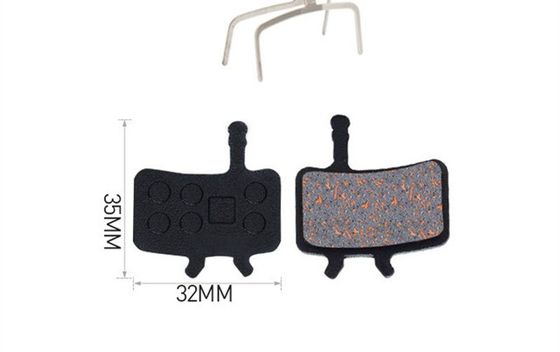 35x30.5mm Red Metal Brake Pad for Resin MTB Mountain Bike Disc Rotor Braking Pads