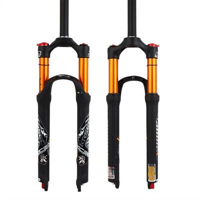 24-28 inch MTB Bicycle Air Shock Forks Suspension Brake Forks for 700c Steerer length 220m