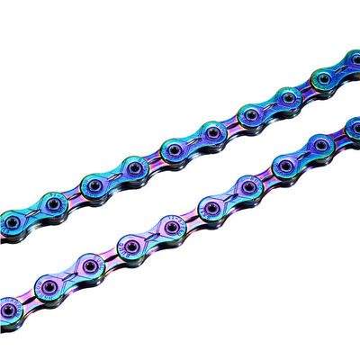 Full Hollow Stainless Steel Bike Chain for 2021 SUMC 9/10/11/12 Speed Rainbow Bicycle