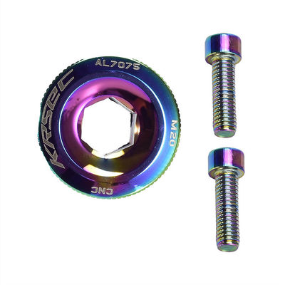 Category CRANK 2021 Colorful Aluminum Bike Parts M18/M20 MTB Crankset Cover Screw