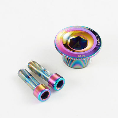 Category CRANK 2021 Colorful Aluminum Bike Parts M18/M20 MTB Crankset Cover Screw
