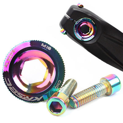 Category CRANK 2021 Colorful Aluminum Bike Parts M18/M20 MTB Crankset Cover Screw