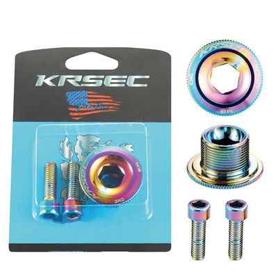 Category CRANK 2021 Colorful Aluminum Bike Parts M18/M20 MTB Crankset Cover Screw