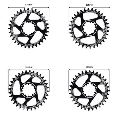RACEWORK 32T 34T 36T 38T Chainring for MTB GXP Crank 170mm and 68MM Bottom Bracket Set