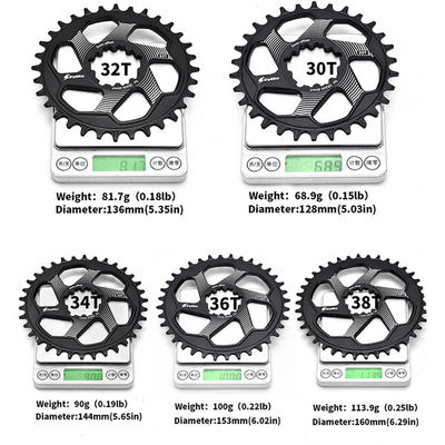 MTB Bicycle Crankset with 30/32/34/36/38T Chain Ring and 170mm Crank Length