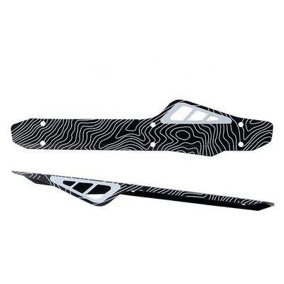 MTB Bicycle Frame Chain Guard Protector in Black 26x6.3x0.07cm for Cycling and Bikes